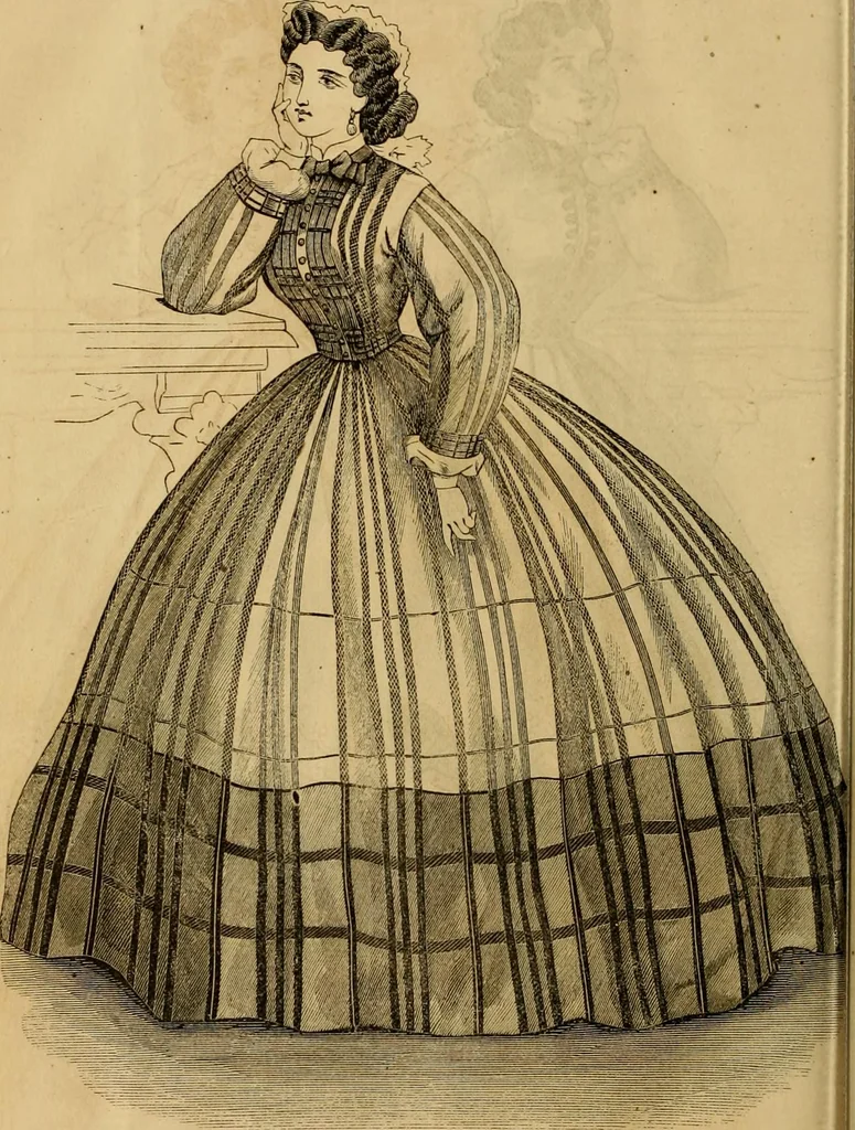 An illustration from Godey's lady's book 1864 Jan -June; Jul - Dec, 1864, leaf 496