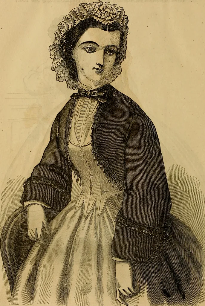 An illustration from Godey's lady's book 1864 Jan -June; Jul - Dec, 1864, leaf 498