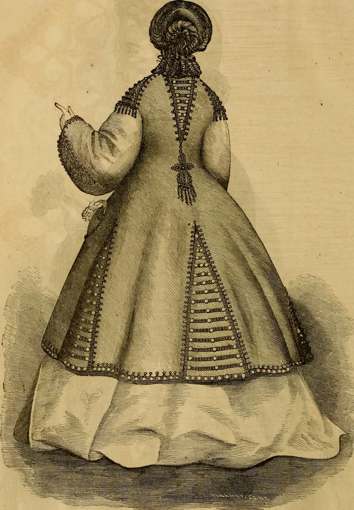 An illustration from Godey's lady's book 1864 Jan -June; Jul - Dec, 1864, leaf 500