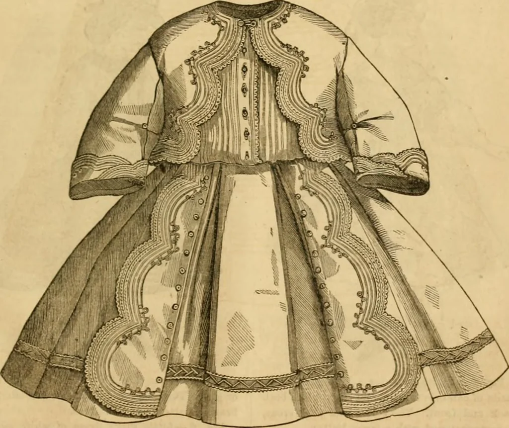 An illustration from Godey's lady's book 1864 Jan -June; Jul - Dec, 1864, leaf 547