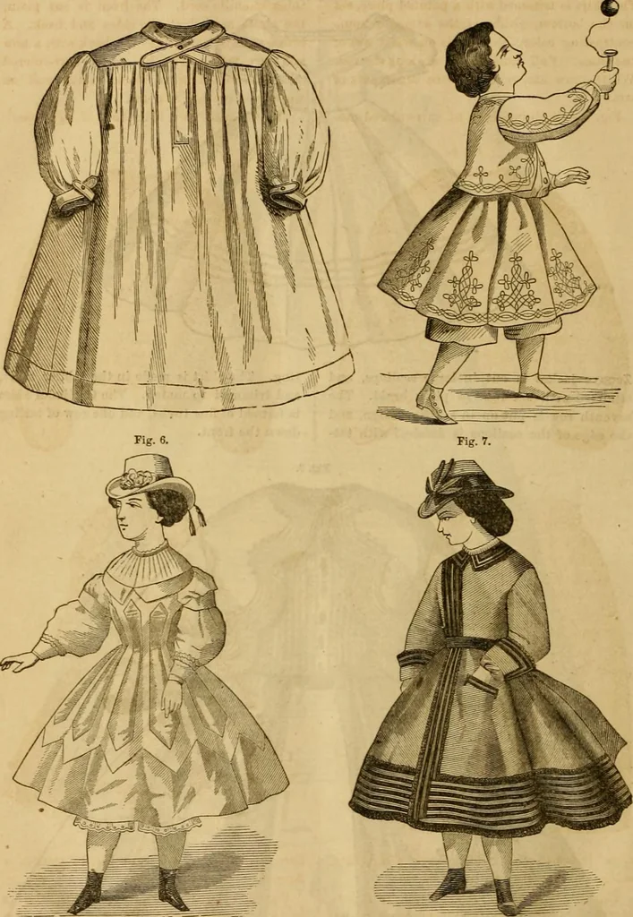An illustration from Godey's lady's book 1864 Jan -June; Jul - Dec, 1864, leaf 548