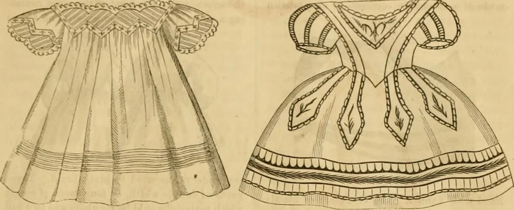 An illustration from Godey's lady's book 1864 Jan -June; Jul - Dec, 1864, leaf 551