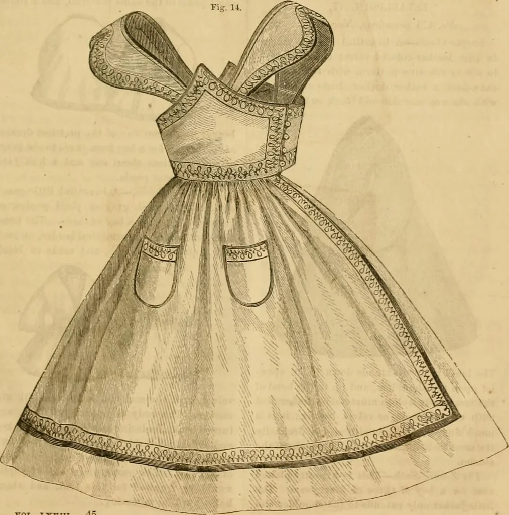 An illustration from Godey's lady's book 1864 Jan -June; Jul - Dec, 1864, leaf 551