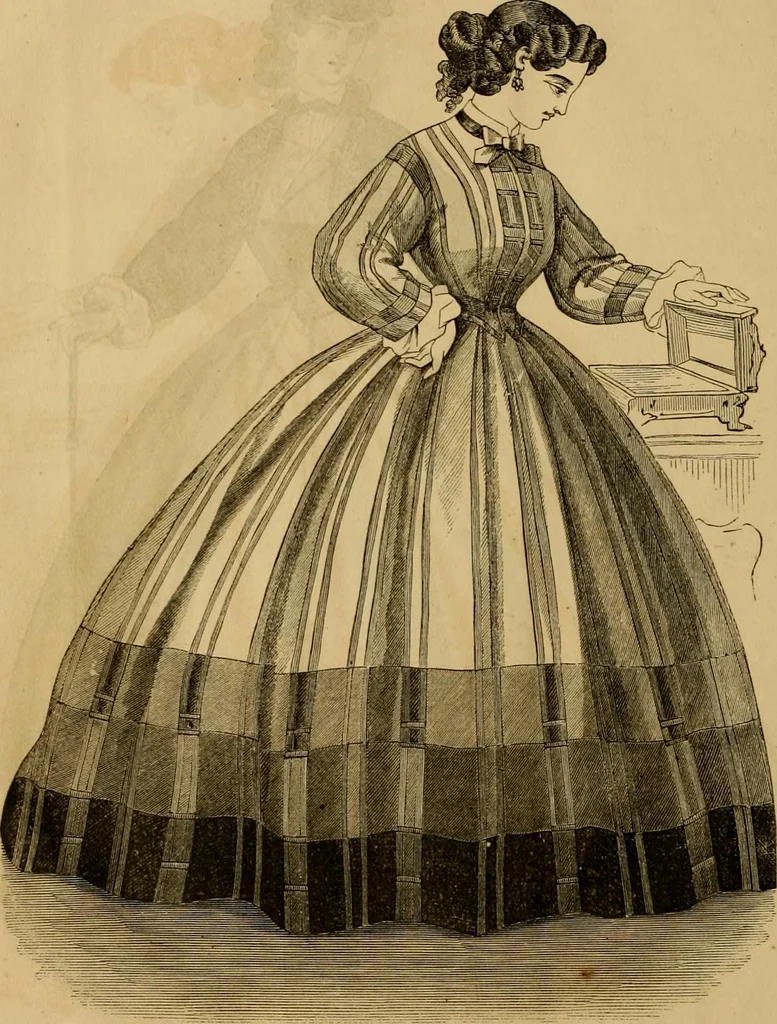 An illustration from Godey's lady's book 1864 Jan -June; Jul - Dec, 1864, leaf 596