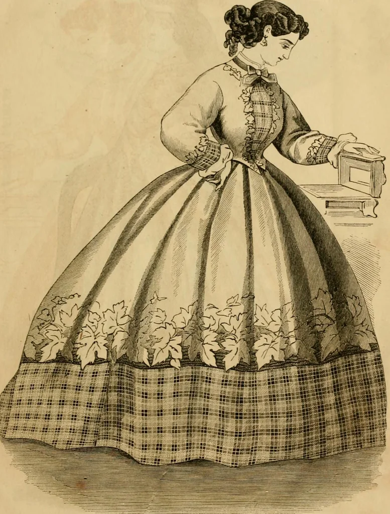 An illustration from Godey's lady's book 1864 Jan -June; Jul - Dec, 1864, leaf 597