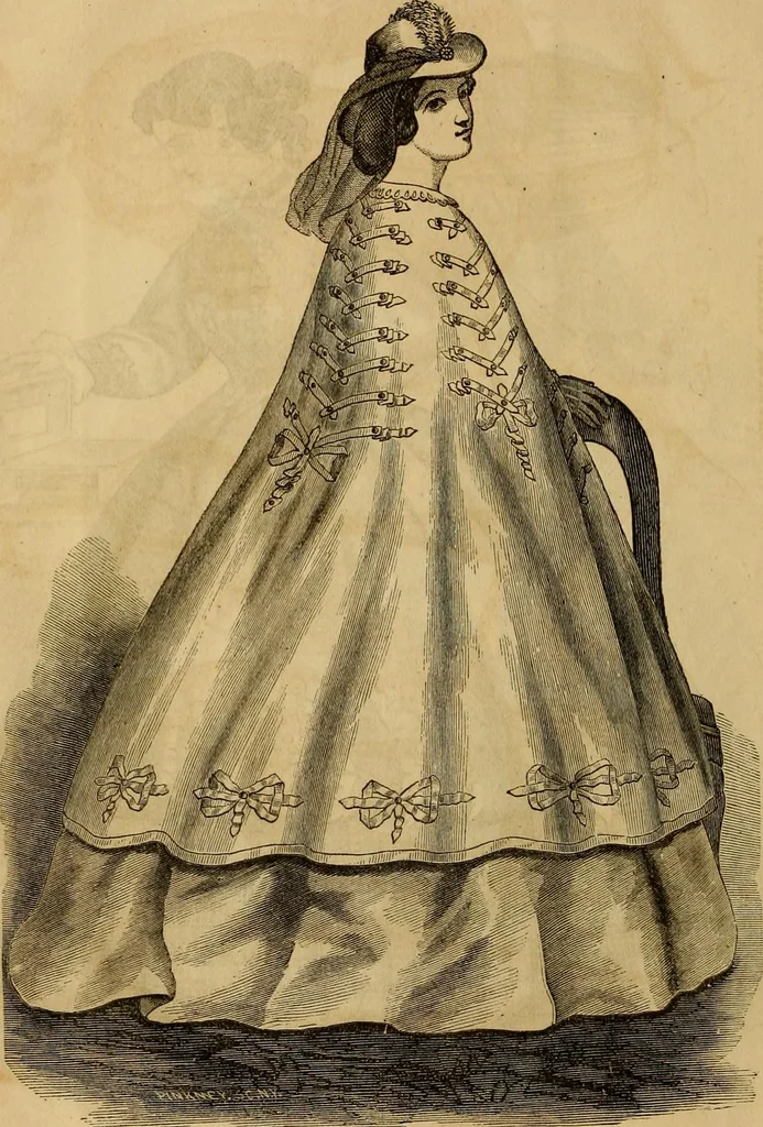 An illustration from Godey's lady's book 1864 Jan -June; Jul - Dec, 1864, leaf 598