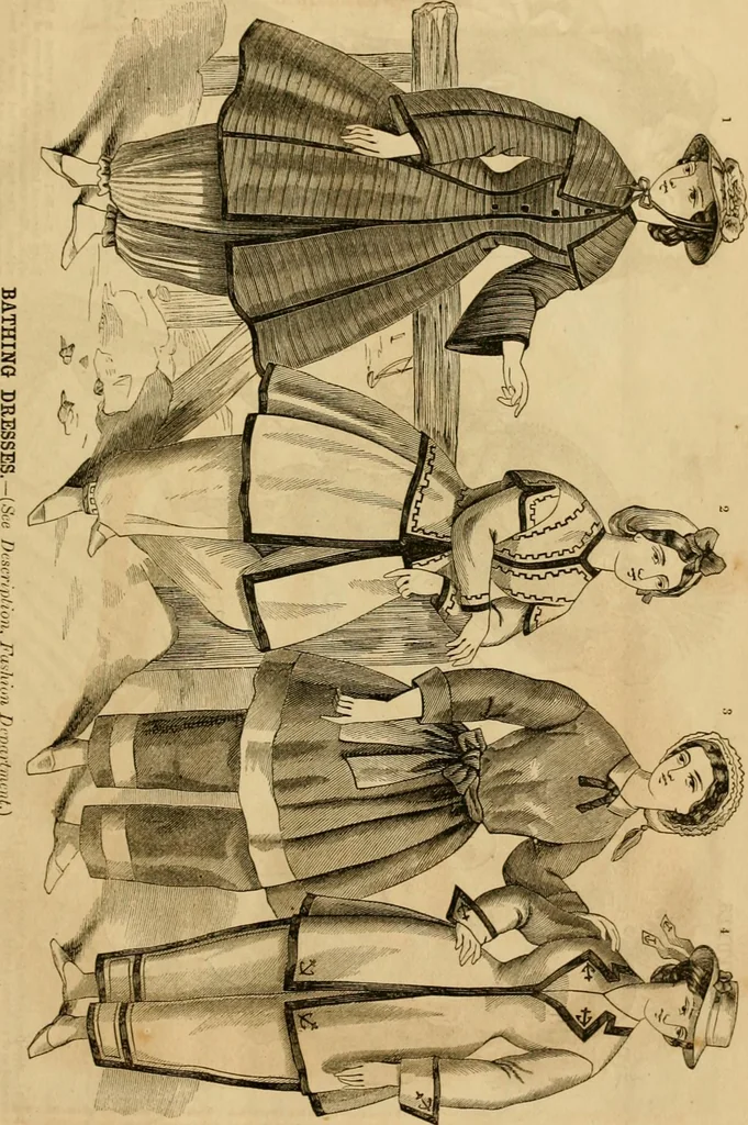 An illustration from Godey's lady's book 1864 Jan -June; Jul - Dec, 1864, leaf 599