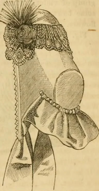 An illustration from Godey's lady's book 1864 Jan -June; Jul - Dec, 1864, leaf 649