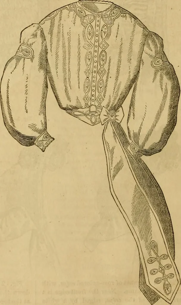 An illustration from Godey's lady's book 1864 Jan -June; Jul - Dec, 1864, leaf 650