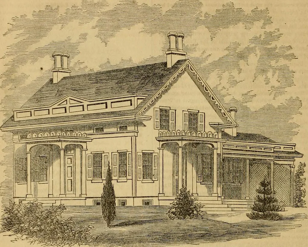 An illustration from Godey's lady's book 1864 Jan -June; Jul - Dec, 1864, leaf 670