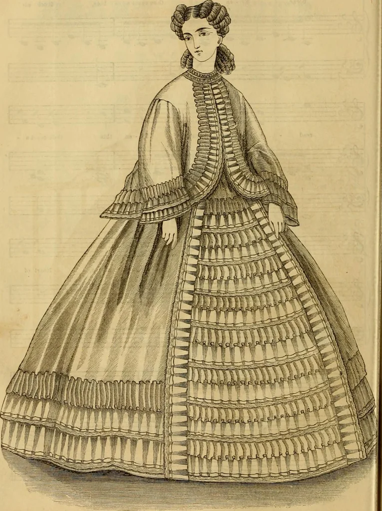 An illustration from Godey's lady's book 1864 Jan -June; Jul - Dec, 1864, leaf 682