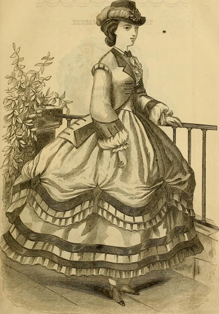 An illustration from Godey's lady's book 1864 Jan -June; Jul - Dec, 1864, leaf 683