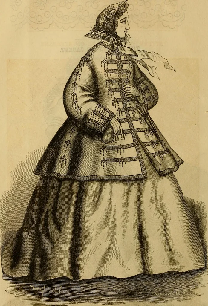 An illustration from Godey's lady's book 1864 Jan -June; Jul - Dec, 1864, leaf 686