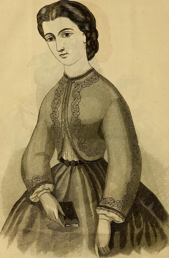 An illustration from Godey's lady's book 1864 Jan -June; Jul - Dec, 1864, leaf 772