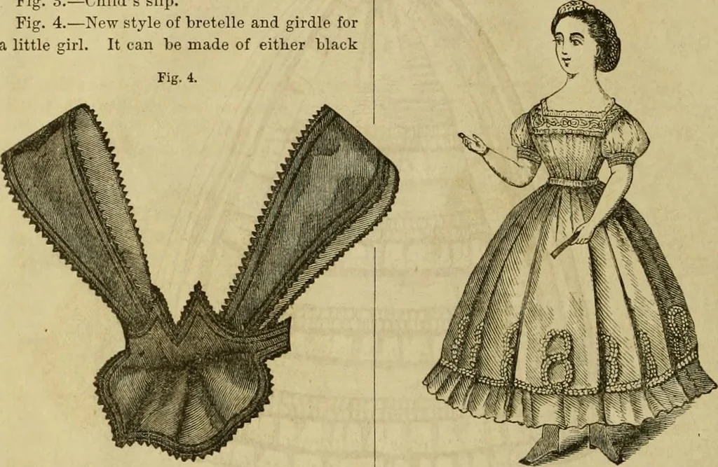 An illustration from Godey's lady's book 1864 Jan -June; Jul - Dec, 1864, leaf 82