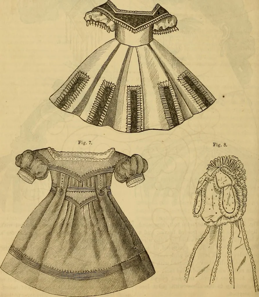 An illustration from Godey's lady's book 1864 Jan -June; Jul - Dec, 1864, leaf 824
