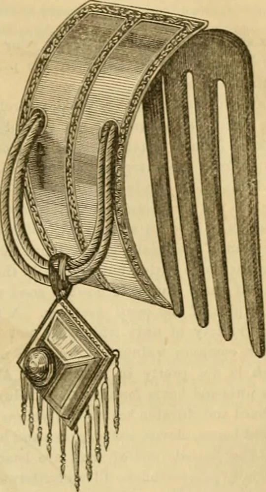 An illustration from Godey's lady's book 1864 Jan -June; Jul - Dec, 1864, leaf 825