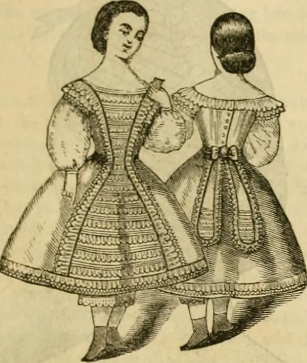 An illustration from Godey's lady's book 1864 Jan -June; Jul - Dec, 1864, leaf 83