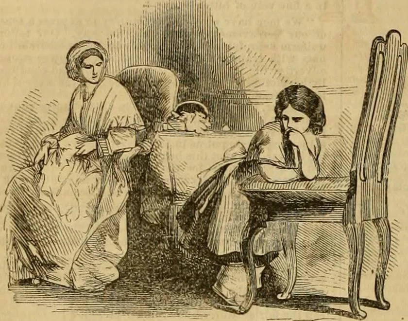 An illustration from Godey's lady's book 1864 Jan -June; Jul - Dec, 1864, leaf 846
