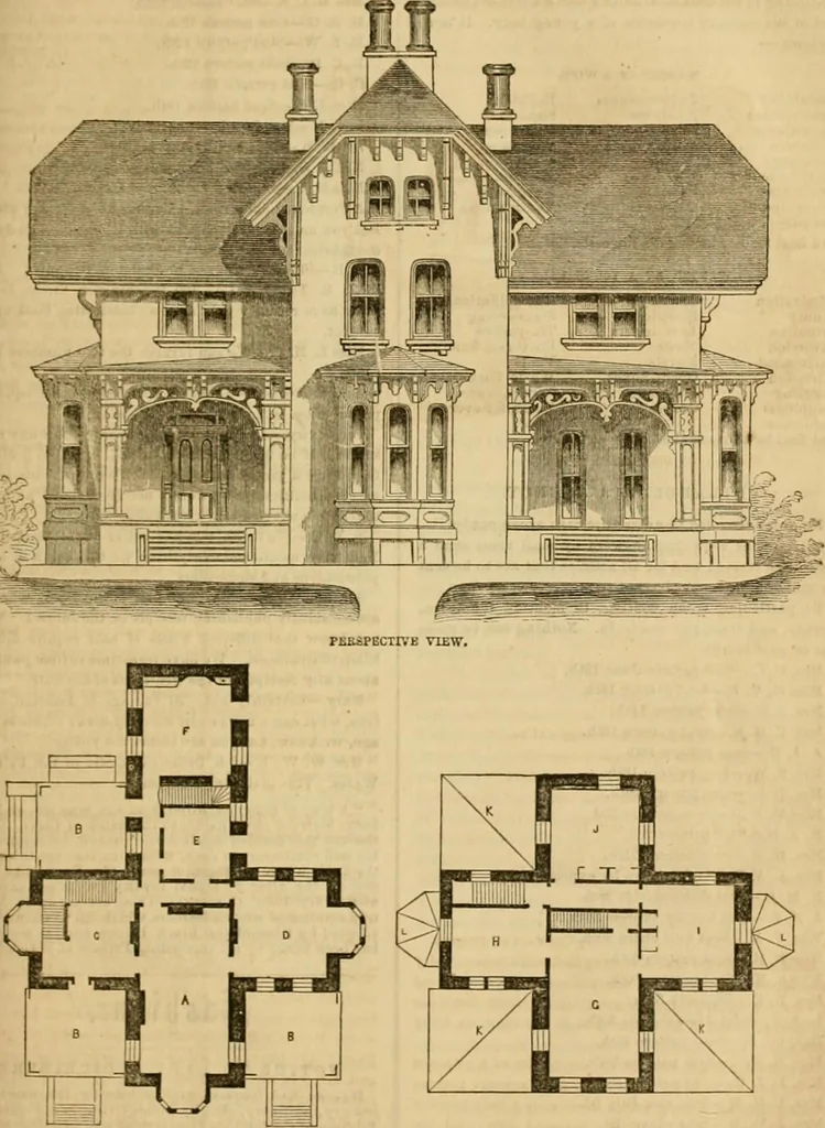 An illustration from Godey's lady's book 1864 Jan -June; Jul - Dec, 1864, leaf 847