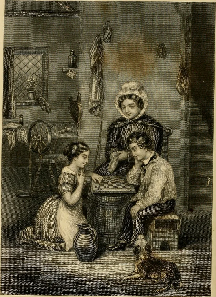 An illustration from Godey's lady's book 1864 Jan -June; Jul - Dec, 1864, leaf 852