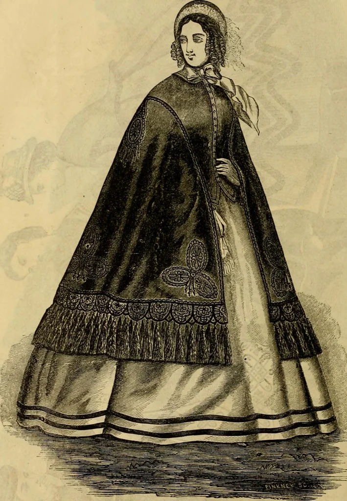 An illustration from Godey's lady's book 1864 Jan -June; Jul - Dec, 1864, leaf 862