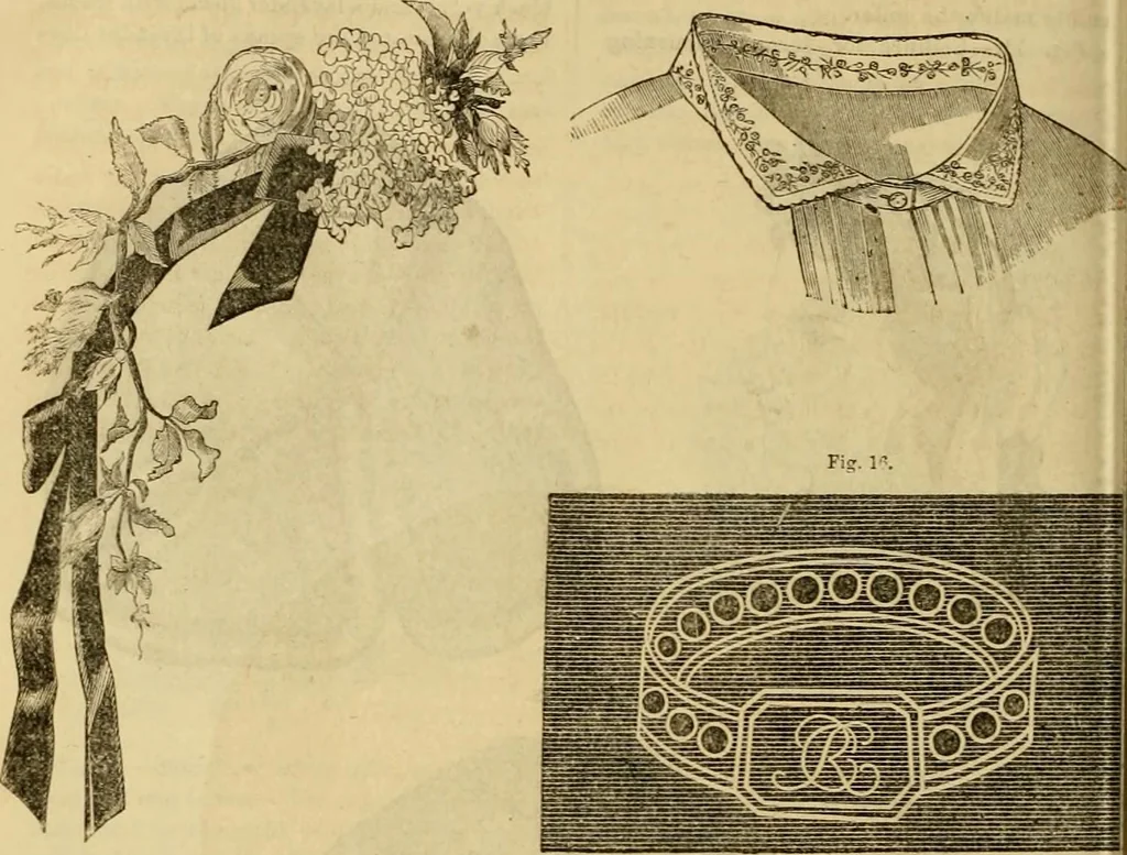 An illustration from Godey's lady's book 1864 Jan -June; Jul - Dec, 1864, leaf 914