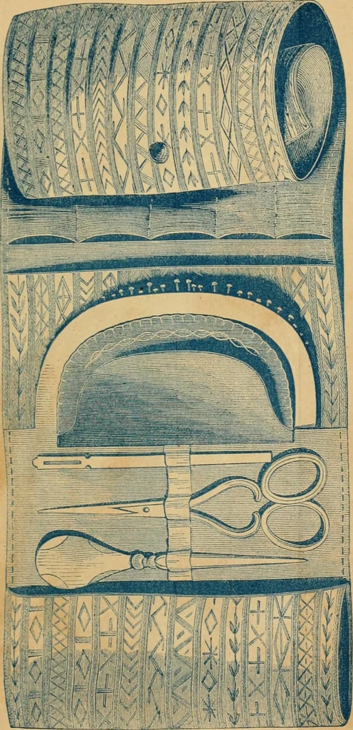 An illustration from Godey's lady's book 1864 Jan -June; Jul - Dec, 1864, leaf 943