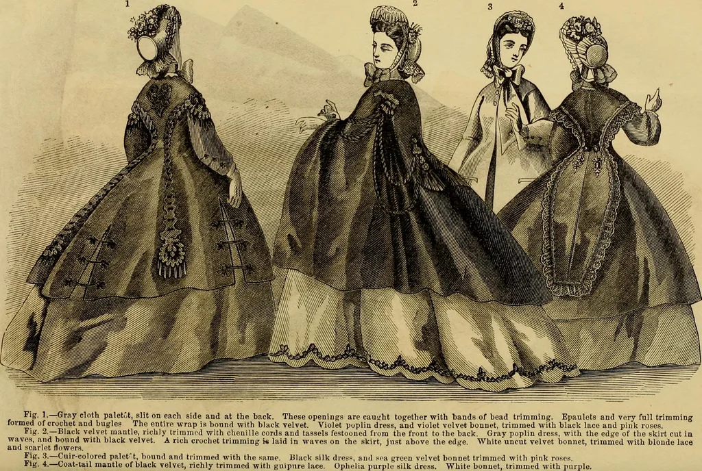 An illustration from Godey's lady's book 1864 Jan -June; Jul - Dec, 1864, leaf 946