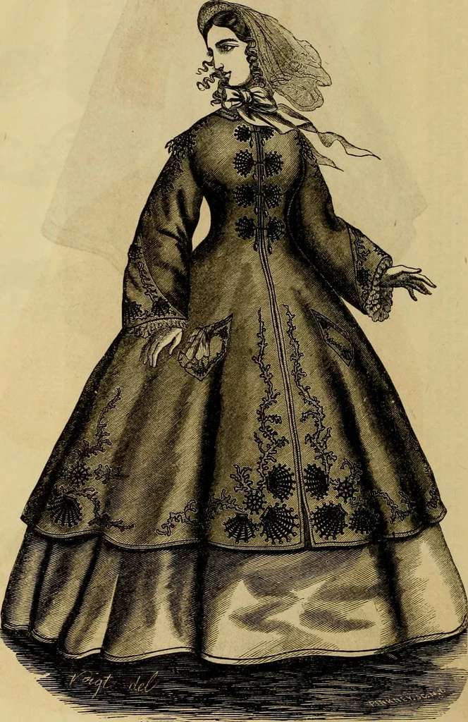 An illustration from Godey's lady's book 1864 Jan -June; Jul - Dec, 1864, leaf 948