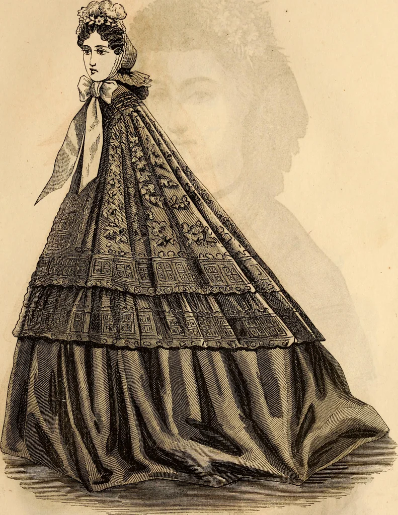 An illustration from Godey's lady's book, 1840, leaf 12