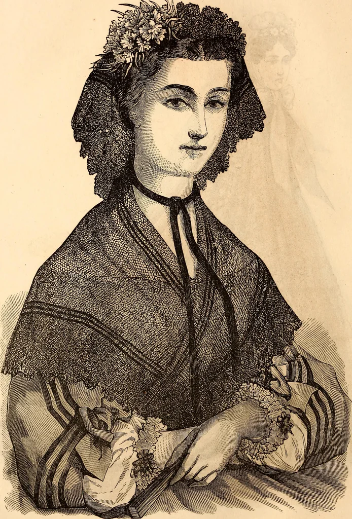 An illustration from Godey's lady's book, 1840, leaf 13