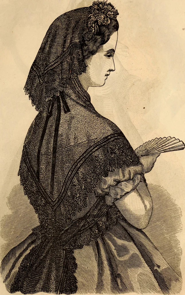 An illustration from Godey's lady's book, 1840, leaf 14