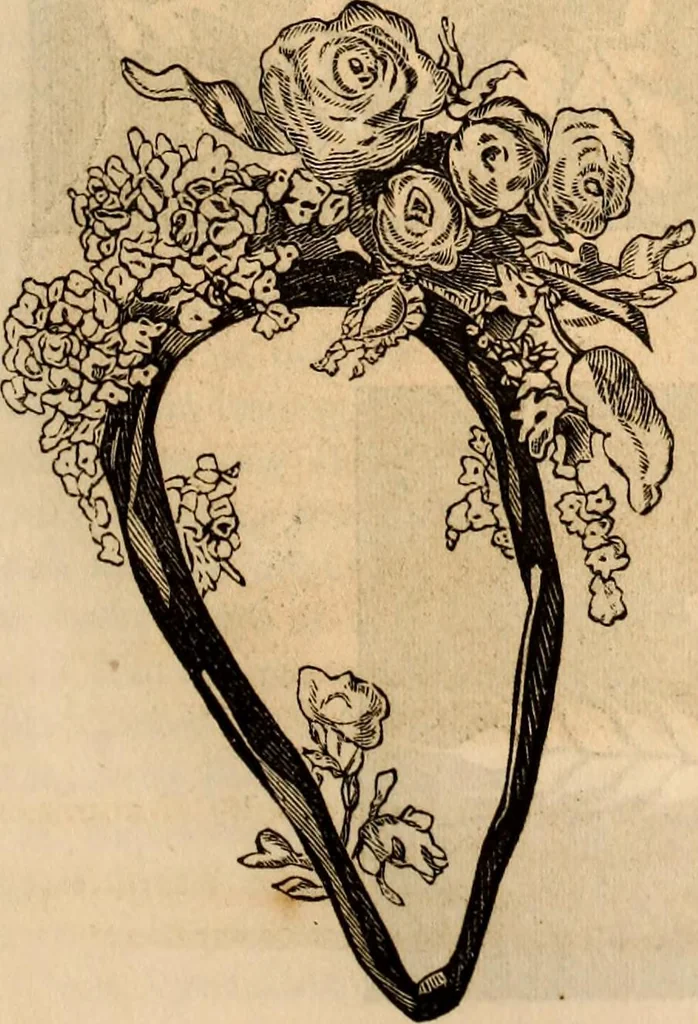 An illustration from Godey's lady's book, 1840, leaf 16
