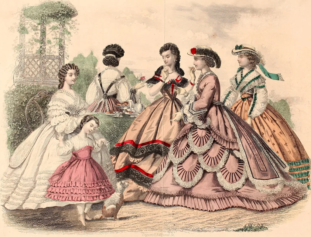 An illustration from Godey's lady's book, 1840, leaf 4