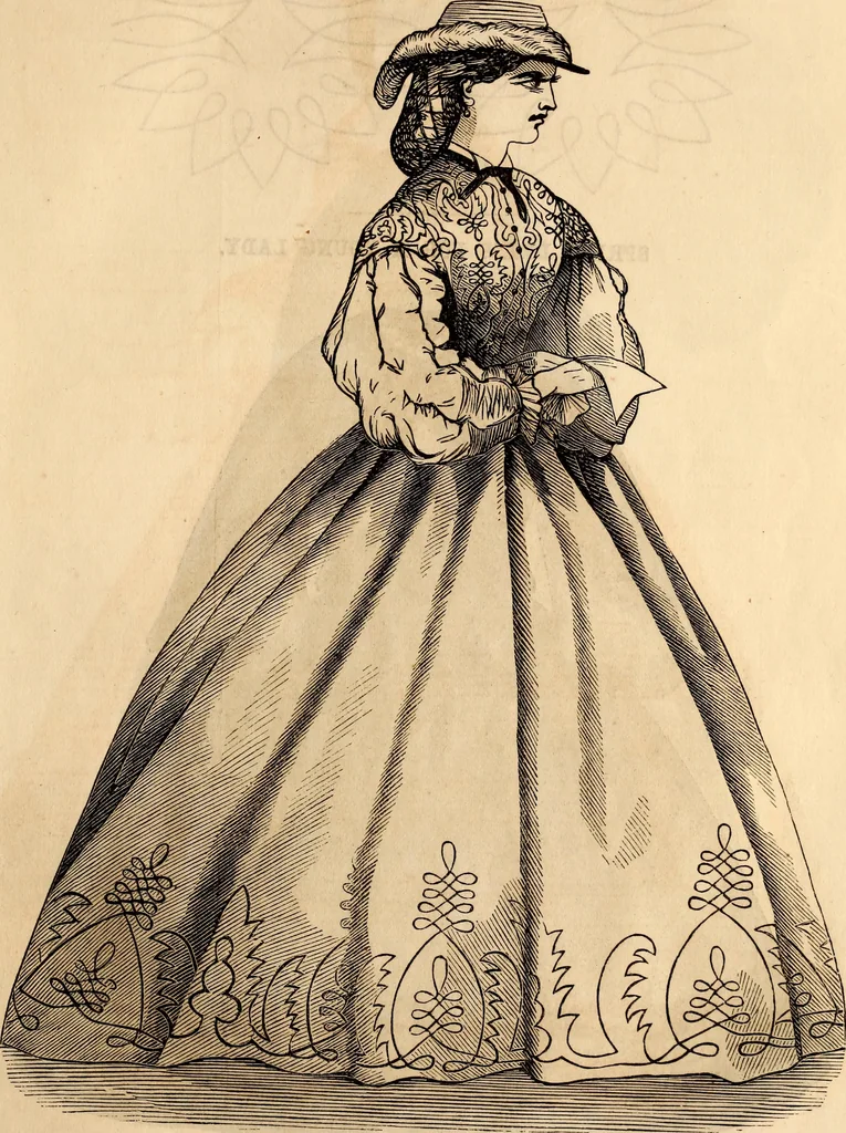 An illustration from Godey's lady's book, 1840, leaf 10
