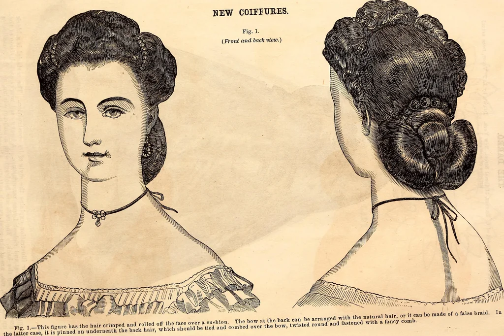 An illustration from Godey's lady's book, 1840, leaf 13