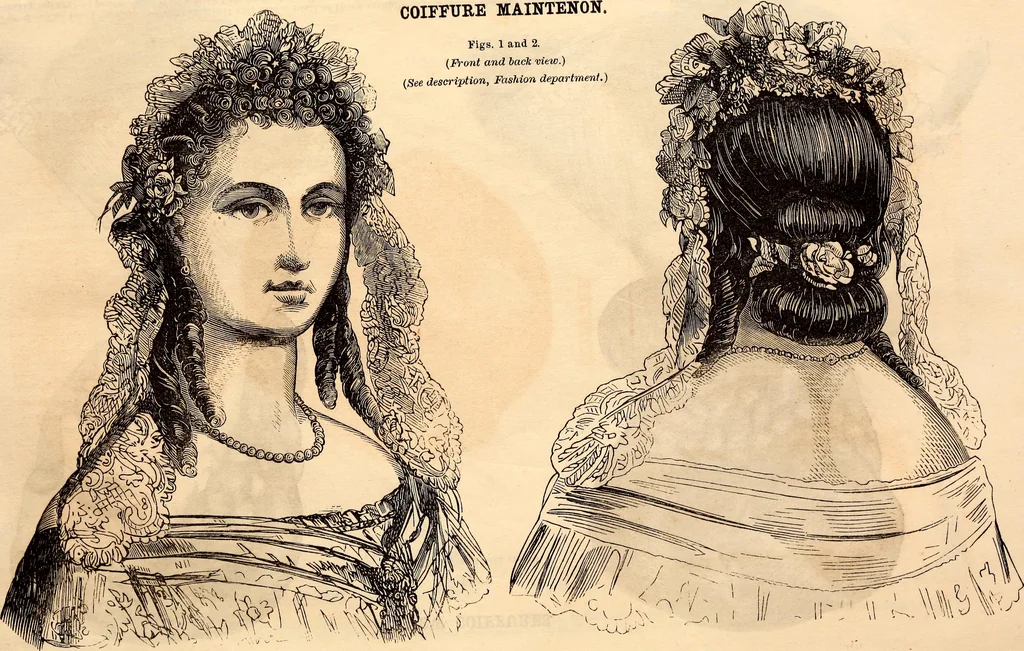 An illustration from Godey's lady's book, 1840, leaf 15