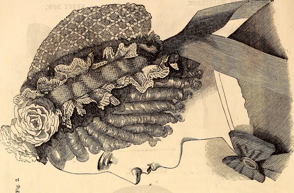 An illustration from Godey's lady's book, 1840, leaf 17
