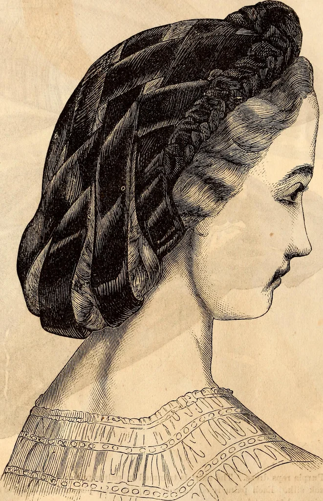 An illustration from Godey's lady's book, 1840, leaf 12