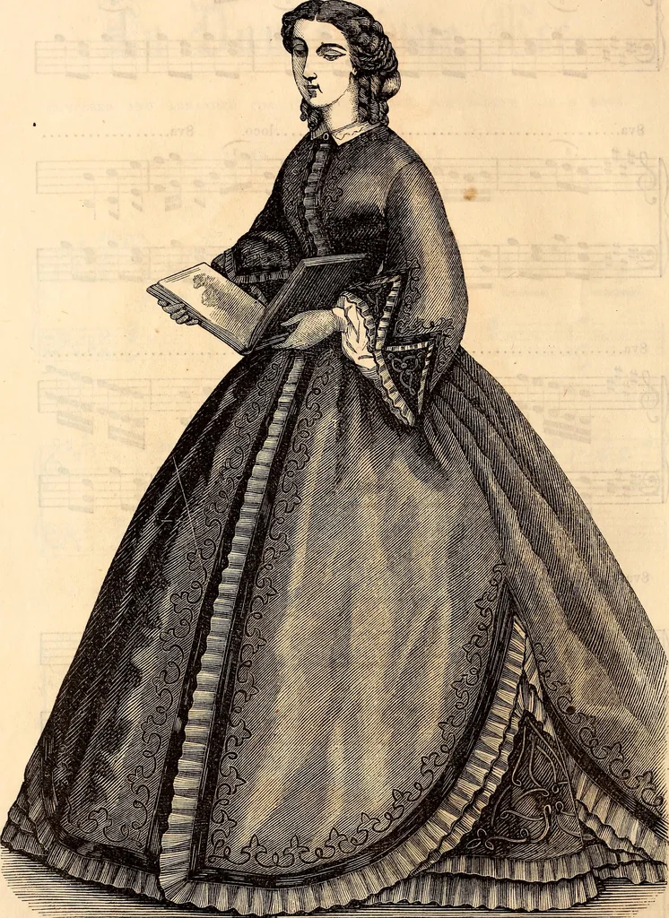 An illustration from Godey's lady's book, 1840, leaf 8