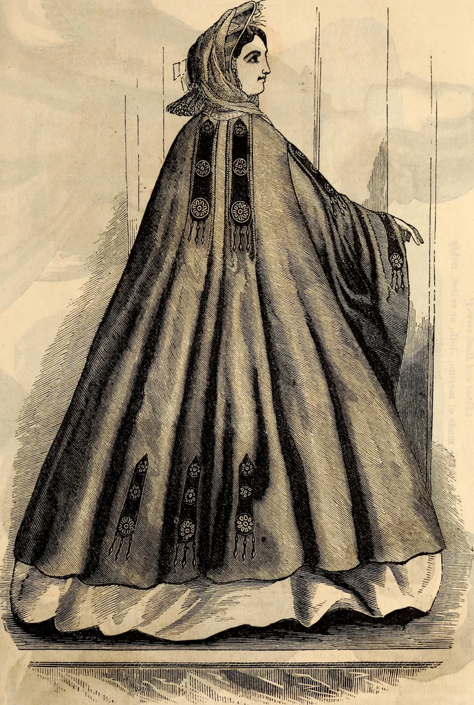An illustration from Godey's lady's book, 1840, leaf 9