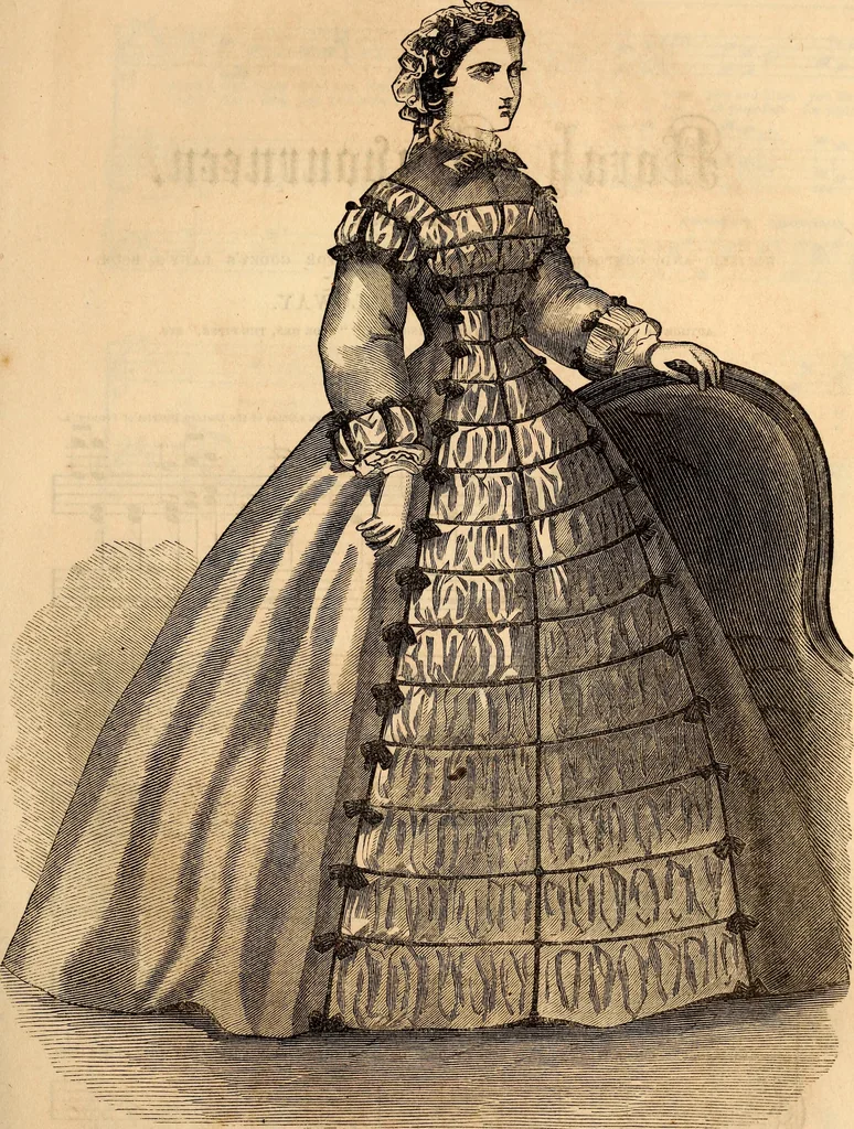 An illustration from Godey's lady's book, 1840, leaf 14