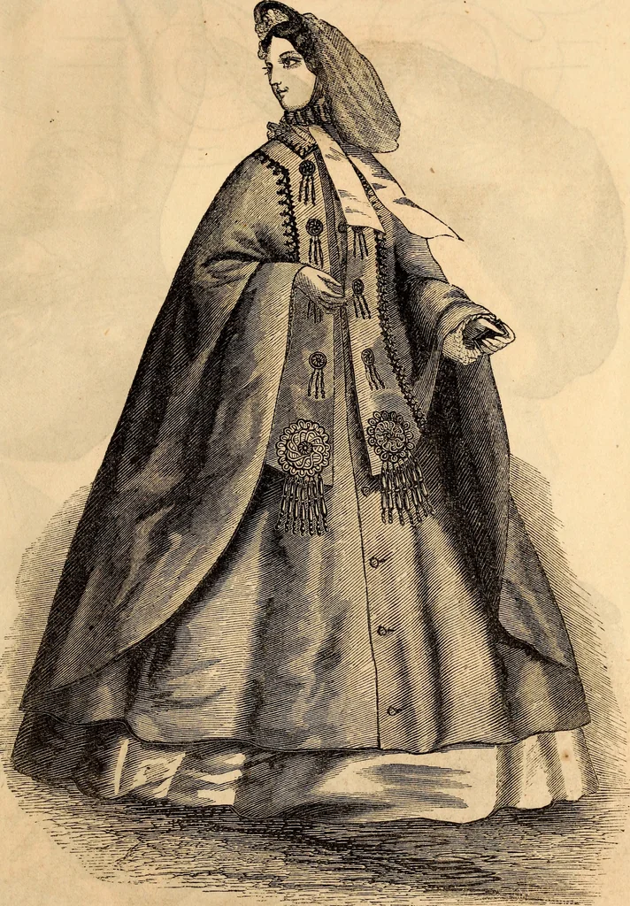An illustration from Godey's lady's book, 1840, leaf 8