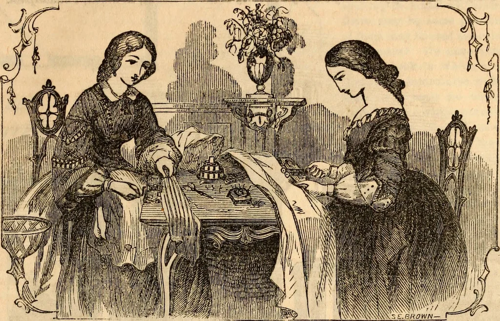 An illustration from Godey's lady's book, 1840, leaf 98
