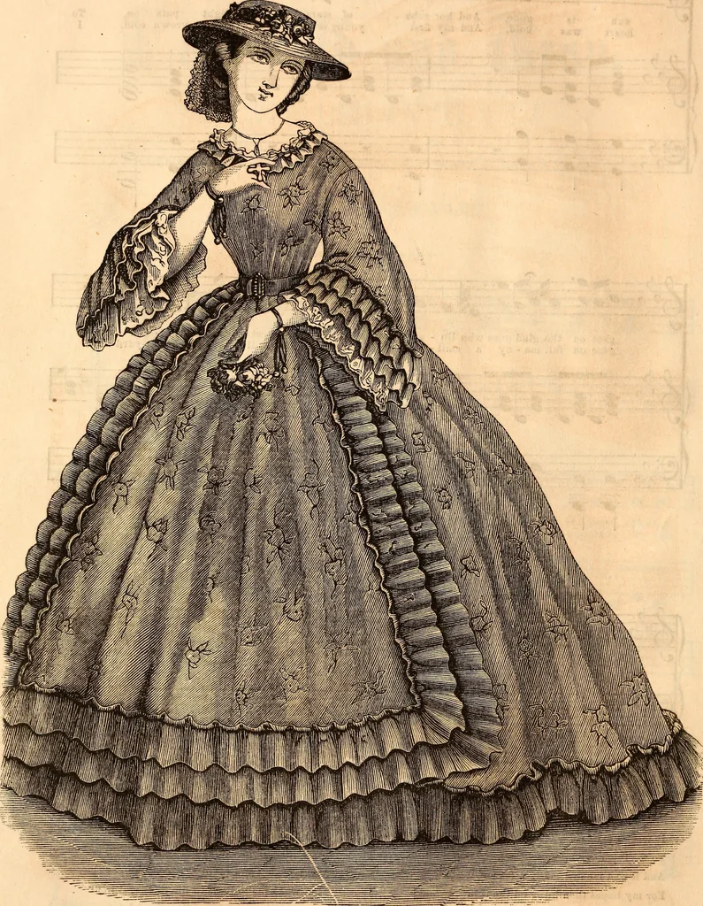 An illustration from Godey's lady's book, 1840, leaf 11