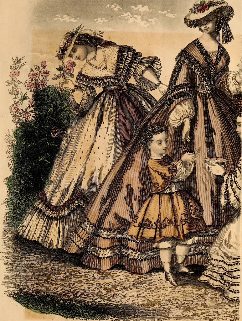 An illustration from Godey's lady's book, 1840, leaf 4