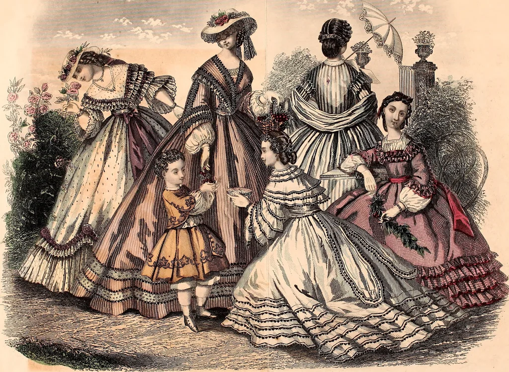 An illustration from Godey's lady's book, 1840, leaf 6
