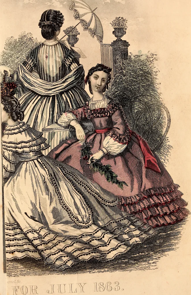 An illustration from Godey's lady's book, 1840, leaf 7