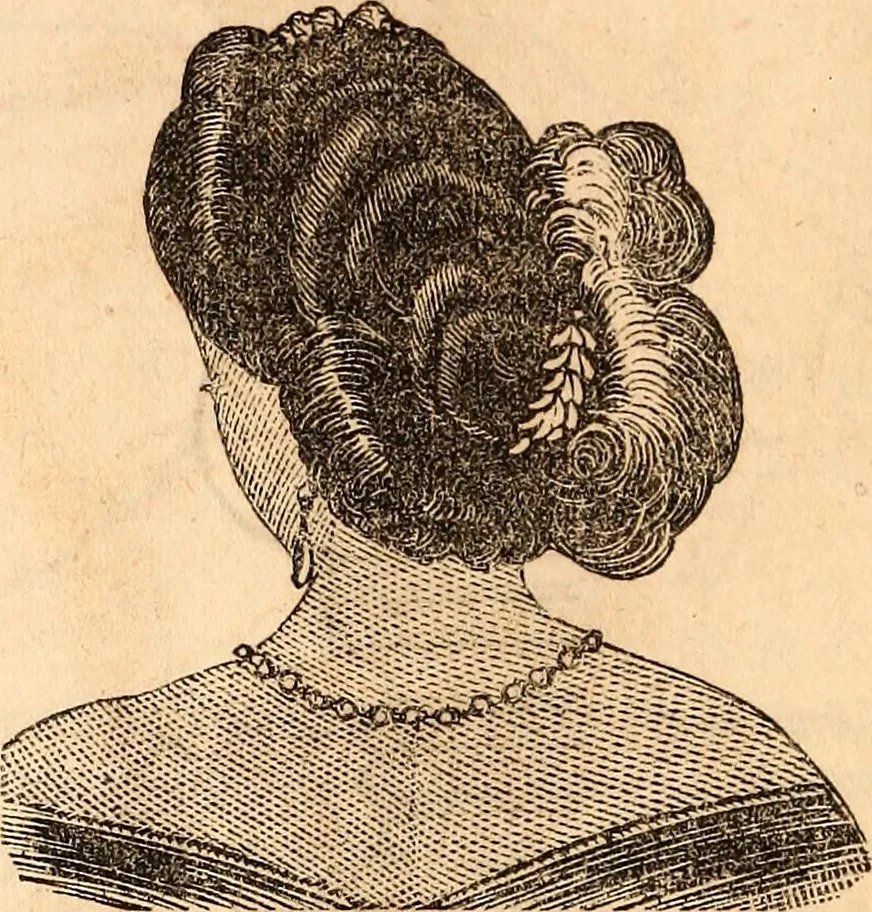 An illustration from Godey's lady's book, 1840, leaf 77